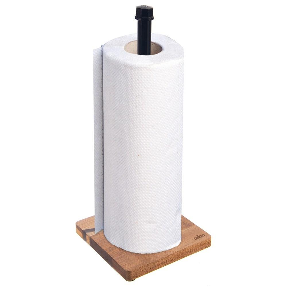 Stojak Kuchenny Drewniany Metalowy Na Ręcznik Papierowy Ręczniki Papierowe