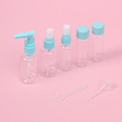 Pushpang Pumping Container Shampoo Bottle Cosmetics Mist Spray Bottle 7p