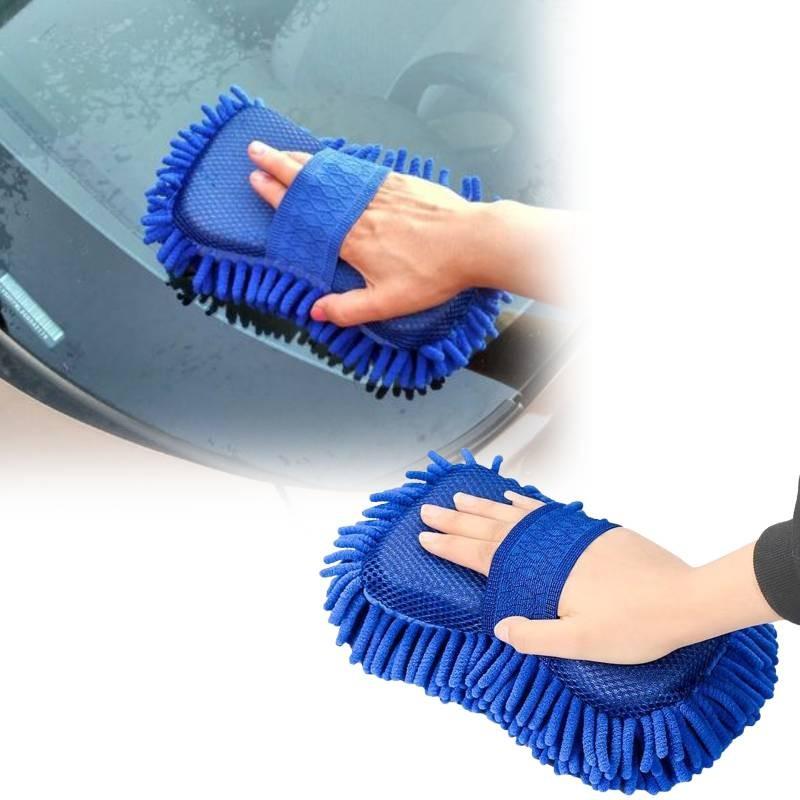 Premium Ultraweicher Mikrofaser Chenille Autowaschschwamm für mühelose Reinigung und Wachsen