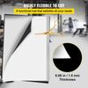Dance Floor, 6.6x23ft Dance Floor Roll, 0.06in Thick PVC Vinyl Dance Floor, Black/White Reversible Portable Dance Floor, Non-Slip Dance Flooring,