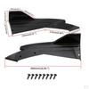 2 Packs ,Vehicle Rear Lip Diffuser Splitter, Wrap Angle Splitters Scratch Anti-Scratch Surround,