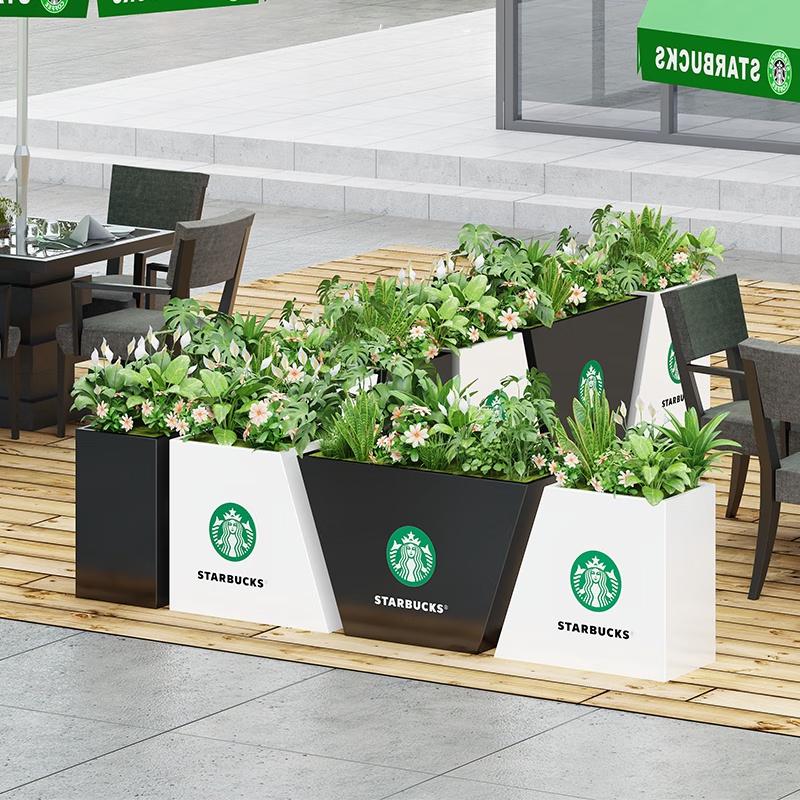 Outdoor Trapezoidal Planter Box