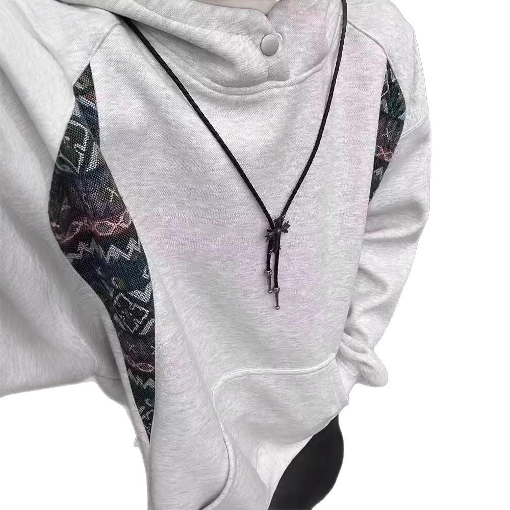 2025 Men's Plus Velvet Heavyweight Hoodie - Trendy American Lazy Style, Loose Fit, Perfect for Couples in Spring & Autumn.