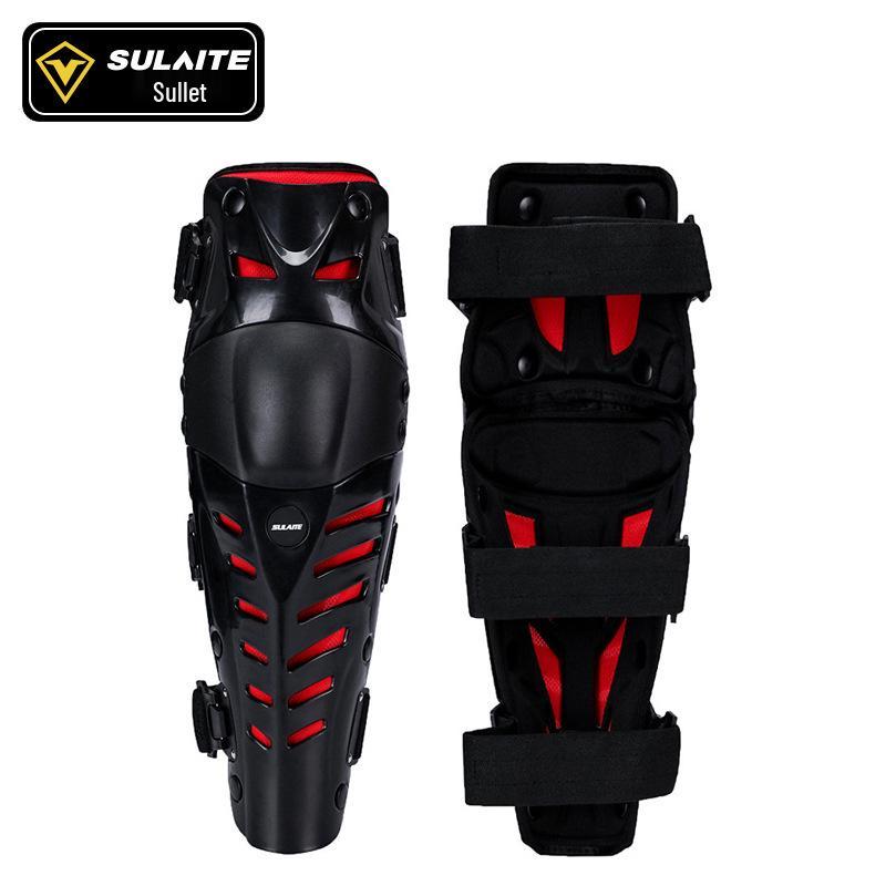 SULAITE Outdoor Motorcycle & Extreme Sports Knee Pads - Three-Section Anti-Fall Protection