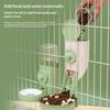 500Ml Pet Chinchilla Hanging Feeding Waterer Easy Install Pigeon Rabbit Small Animal Automatic Feeding Water Bowl Pet Products