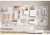 Wall-Mounted Magnetic Kitchen Storage Rack & Knife Holder Set