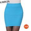 GMXIA Women's Fashion Casual Solid Color Print Summer Spring Skirts