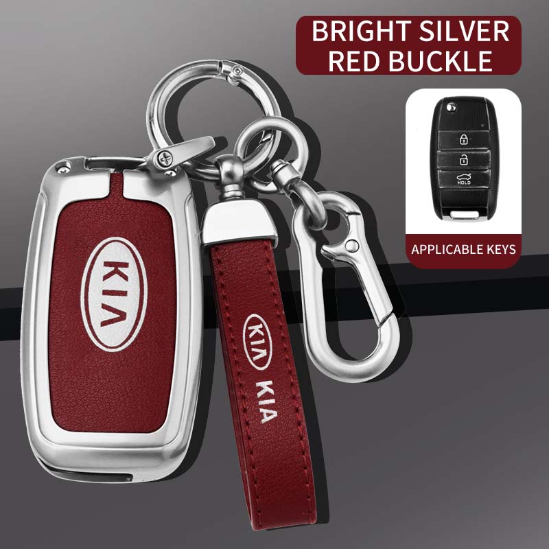 2026 Hot Car Sticker Zinc Alloy Car Key Case Cover Shell For Kia Rio 3 K2 Ceed Cerato K3 Sportage 4 Picanto K5 Optima Sorento Fo