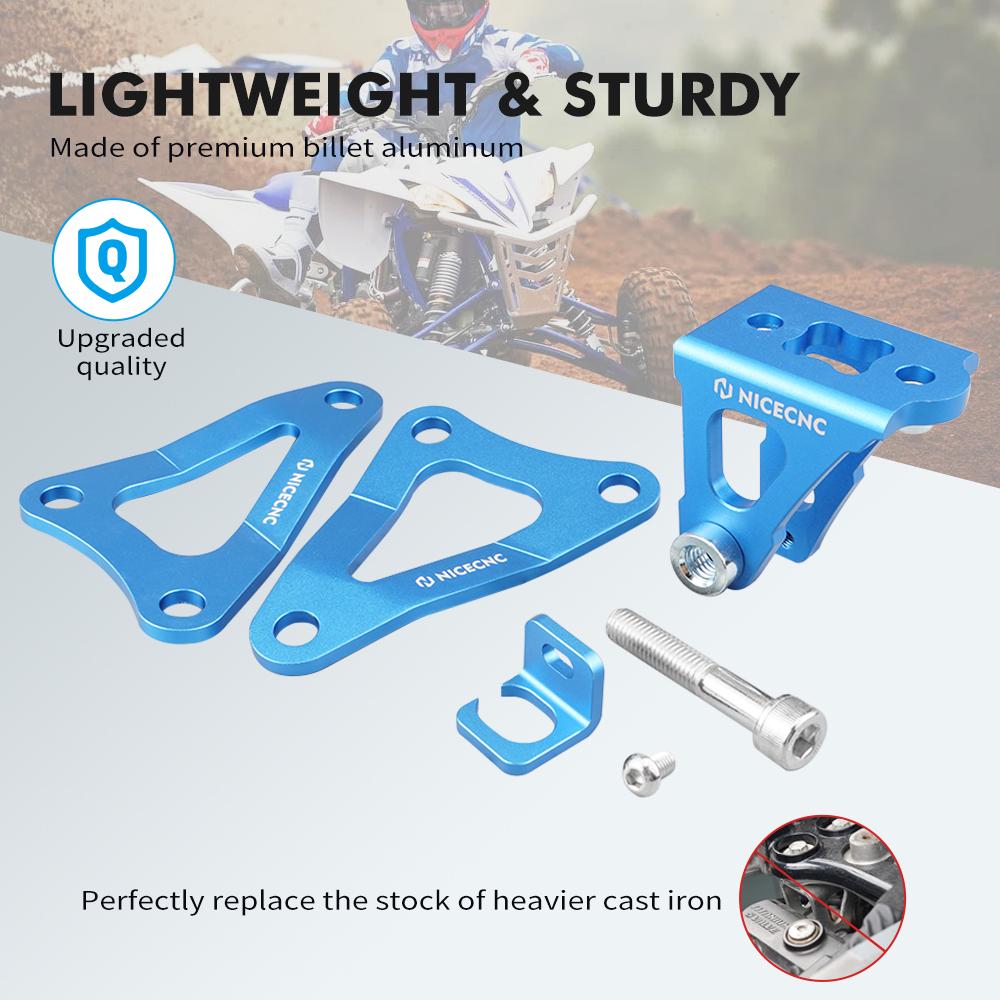 NICECNC Engine Mounting Bracket for Yamaha YFZ450R 2009-2024 YFZ450R SE 2015-2024 YFZ450X Aluminum