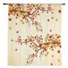Autumn Fallen Leaves Maple Sheer Drapes for Bedroom Living Room Decoration Window Curtain Kitchen Curtain Panels
