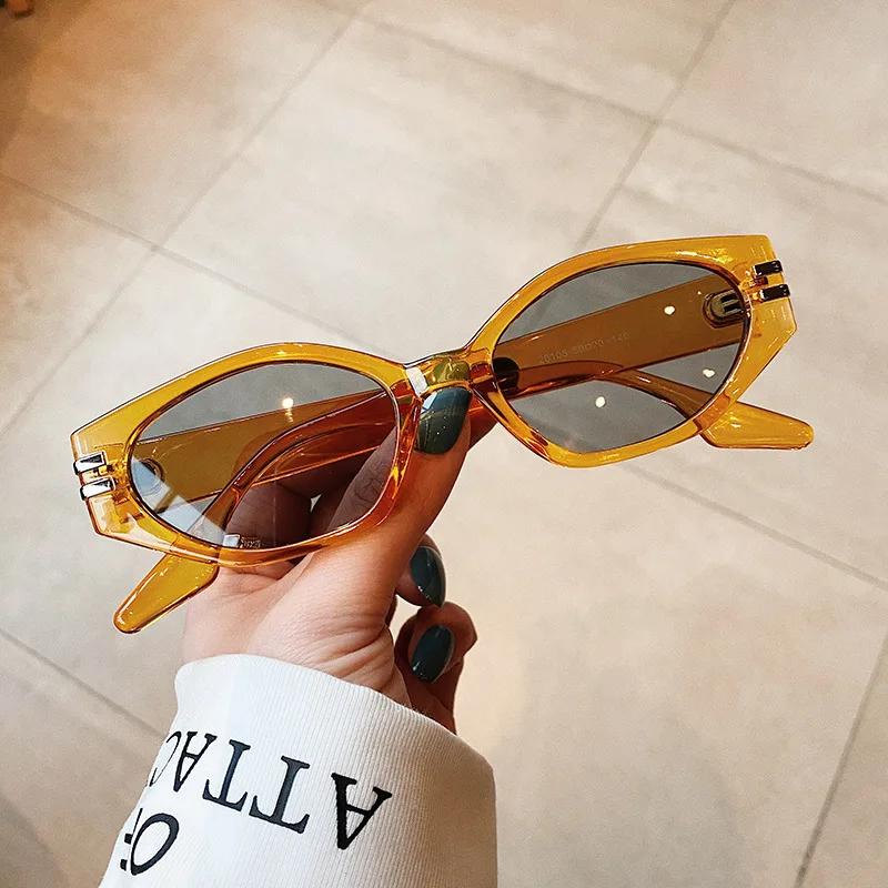 

Irregular Rivet Cat Eye Sunglasses Women For Men Luxury Brand Designer Vintage Sun Glasses Popular Punk Hip Hop Shades Uv400