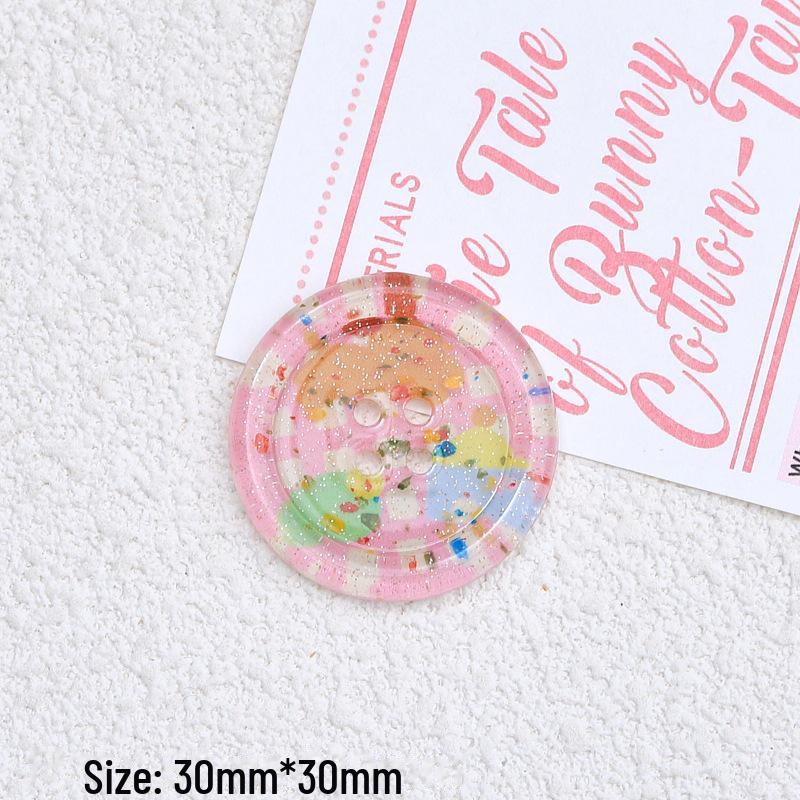 Handgemachte Harz-Cartoon-Eiscreme-Kleber-Ornamente für Kleidung und Taschen