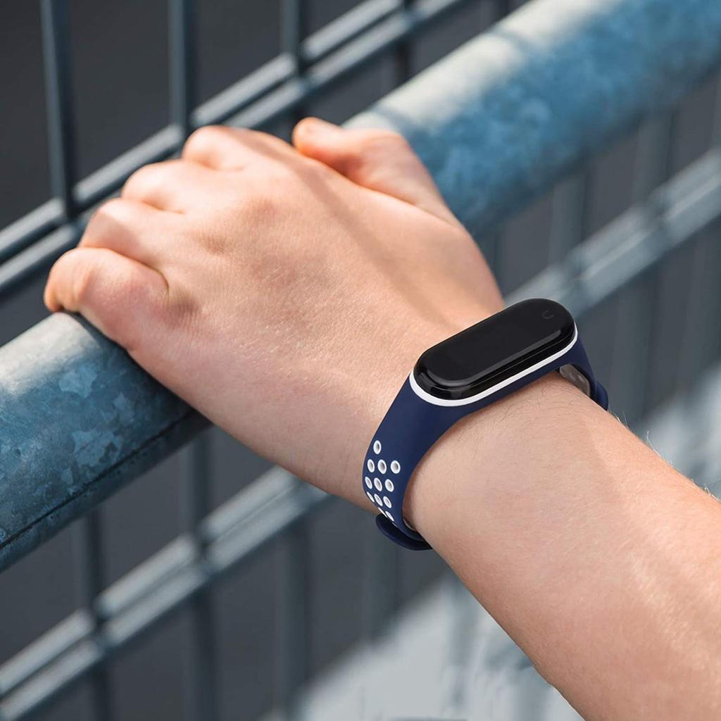Prodyšný řemínek pro chytré hodinky Mi Band 3 4 Výměna řemínku náramku M3 M4