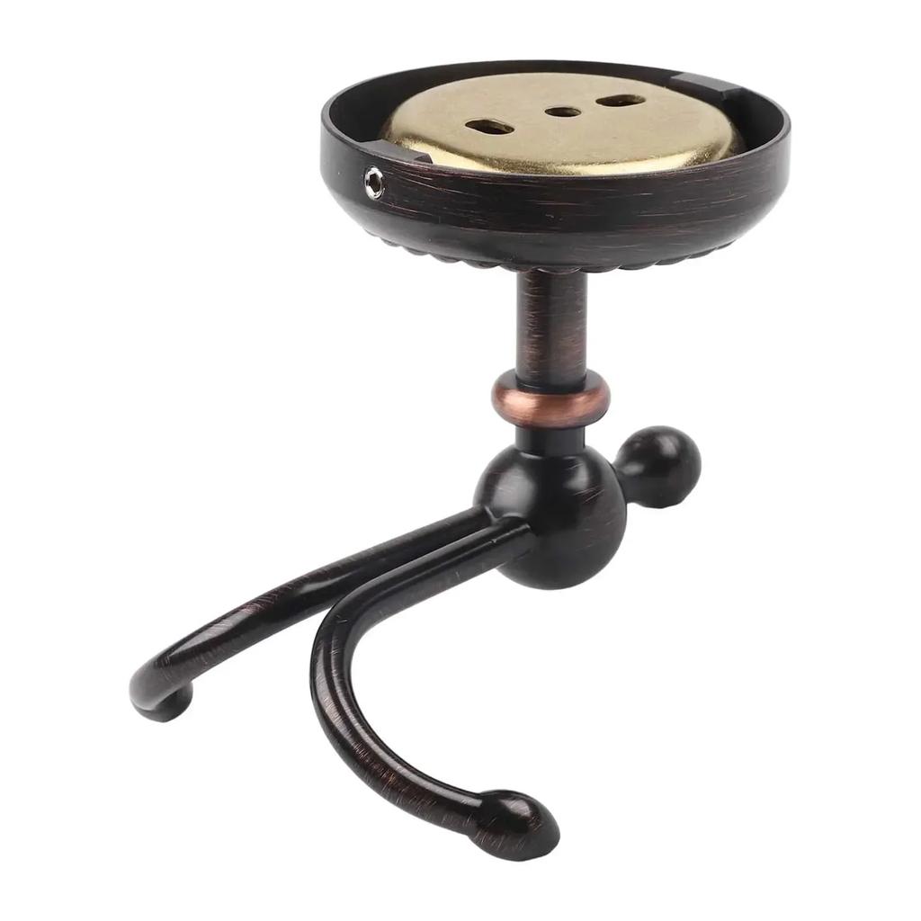Brass coat hook with black bronze finish for bathroom and kitchen reliable and solid with installation hardware