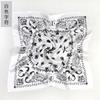 Small 100% Silk Bandannas Printed Square 53CM Kerchief Four Seasons Luxury Silk Scarves for Men