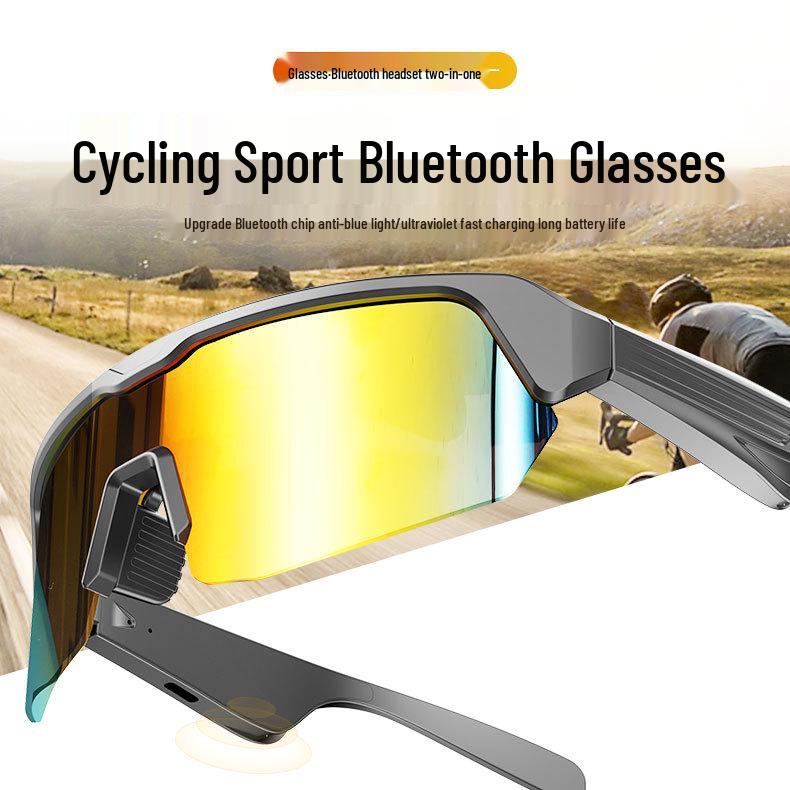 Windproof Cycling Glasses with Bluetooth Hands-free Headset