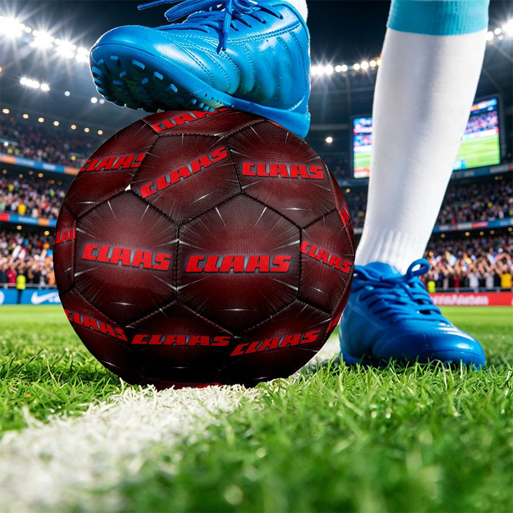 CLAAS Print Standard Size 5 Soccer Ball Durable Shock?Absorbing Ball For Training Match Outdoor Play