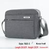 Men's Waterproof Oxford Cloth Crossbody Bag - Fashionable Business Shoulder Bag with Charging Feature