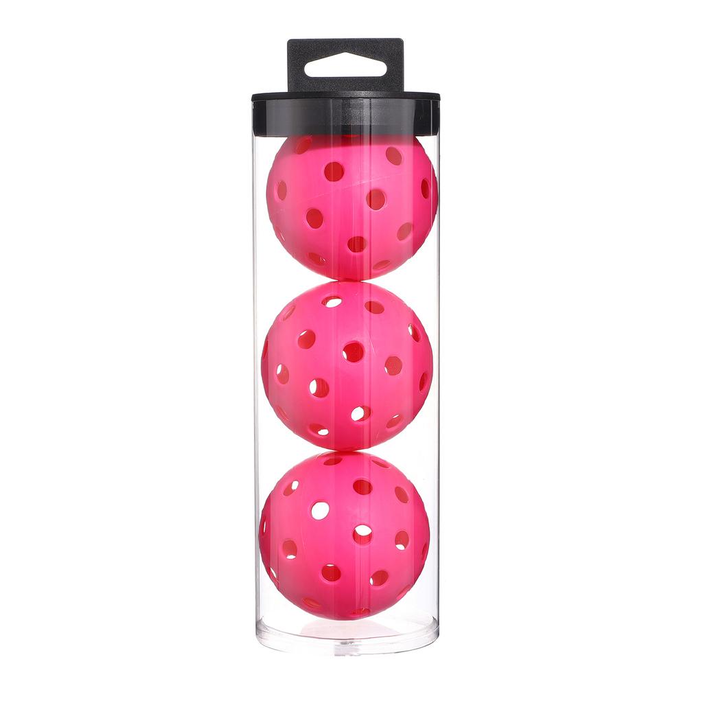 Plastic Barrel Packaging Pickleball 40 Hole Ball Holed Balls 74mm Rotational Plastic Injection Molding Luminous Ball