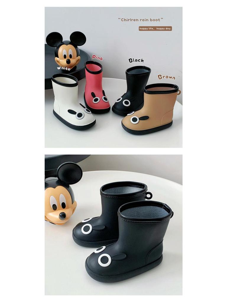 Leichte, wasserdichte Gummistiefel für Kinder - Rutschfest, Abriebfest, Flachsohlig, Cartoon-Design für Jungen und Mädchen