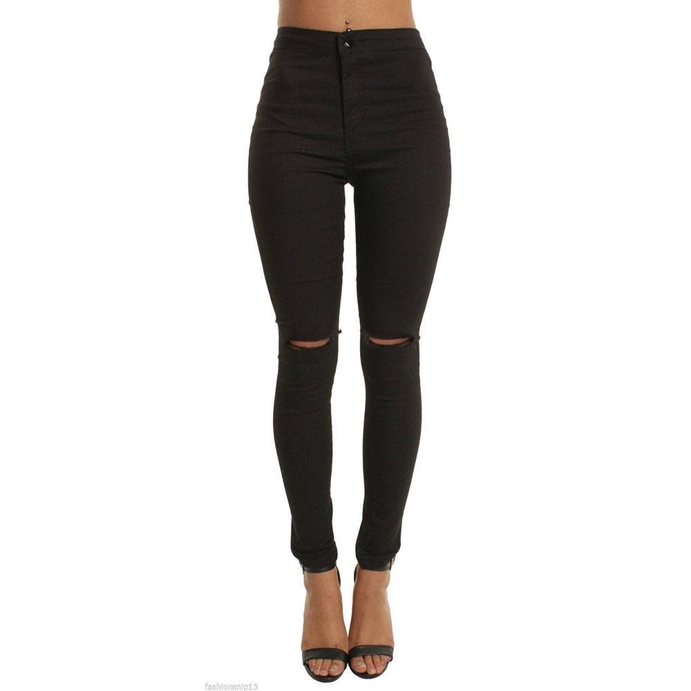 Outdooor High Quality Women Denim Jeans Slim Fit Leggings Skinny Trousers
