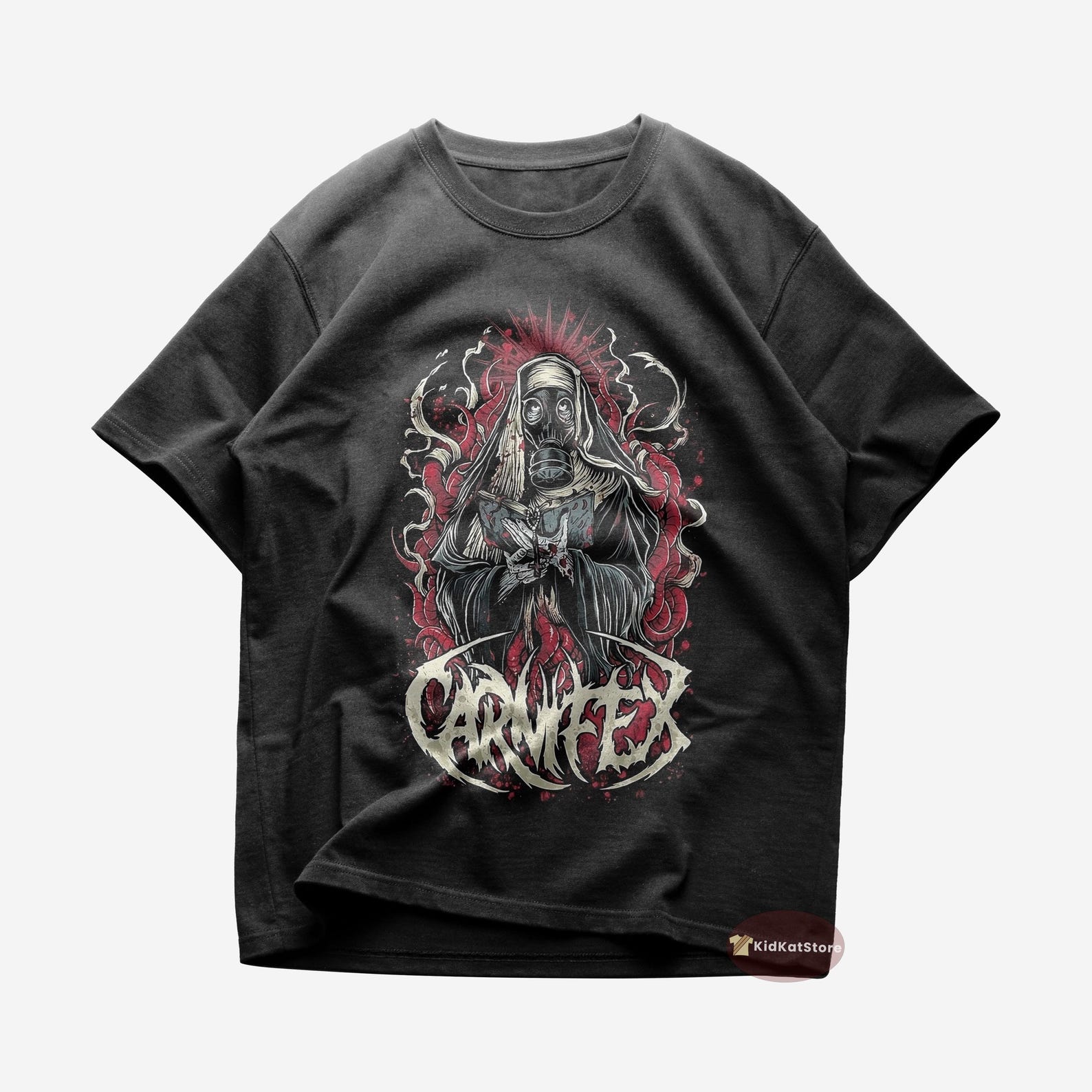 Carnifex T shirt | Metal-Deathcore Music Shirt | The Heretic Anthem | Drown Me In Blood | Hell Chose Me | Carnifex Merch | Cotton Tee 4XL
