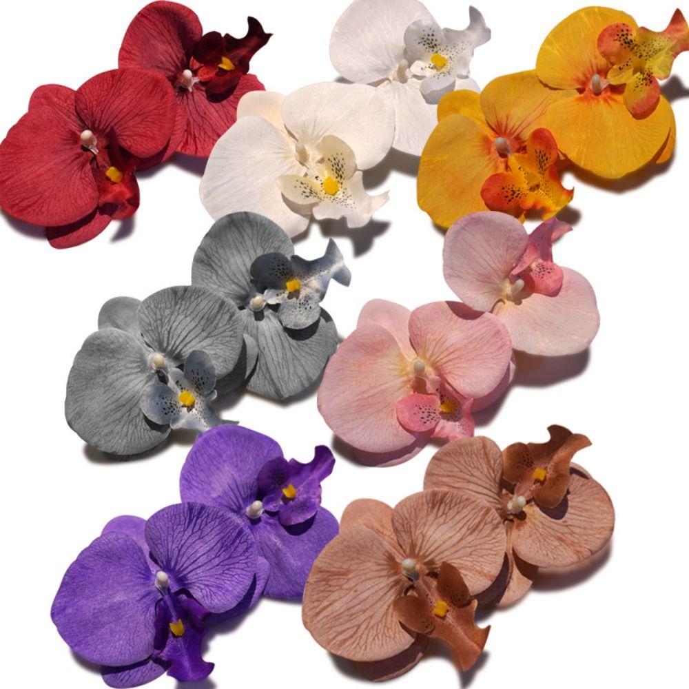 Blumenmuster Orchideenblüte Haarspange Große Größe Kopfschmuck Neue Tanz-Haaraccessoires