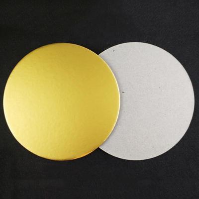 Golden Round Cake Boards