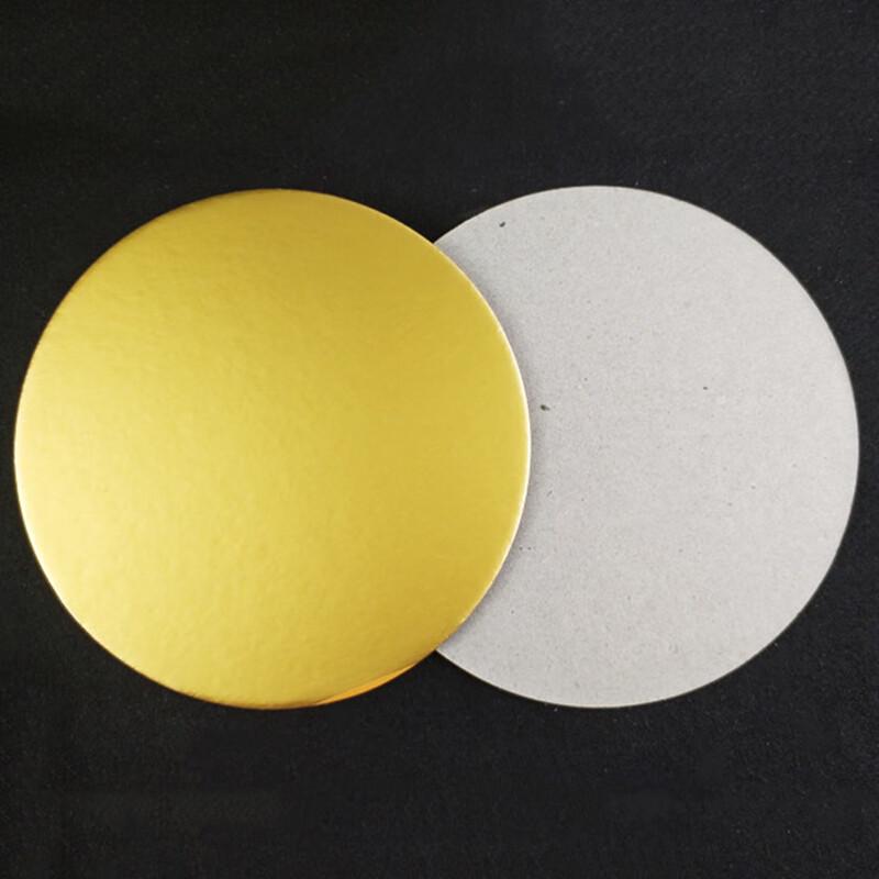

Golden Round Cake Boards
