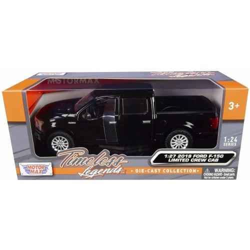 Motormax 2019 GMC Sierra 1500 Denali Crew Cab Pickup Truck in Blue Metallic, 1/24-1/27 Scale Diecast Model Car