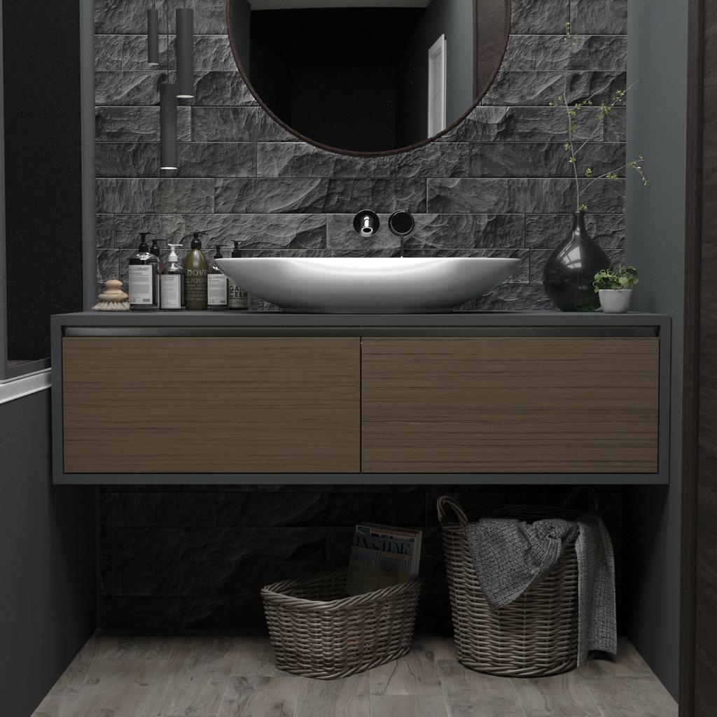 Helmken 57066000 Countertop Washbasin (66x41) White