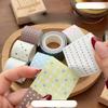 Polka Dot Tearable Sticker Roll Tape Can Write Hand Account Decorative Label Sticker Creative Index Original