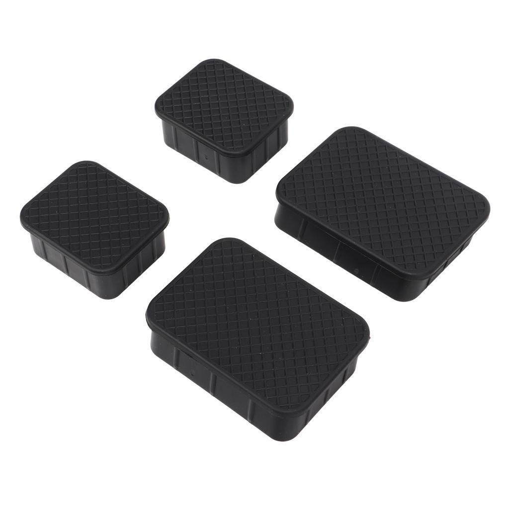 4PCS Front Axle Plug Slip Resistant Rust Proof Waterproof Black Replacement for Ford Bronco 2 4‑Door 2021‑2023