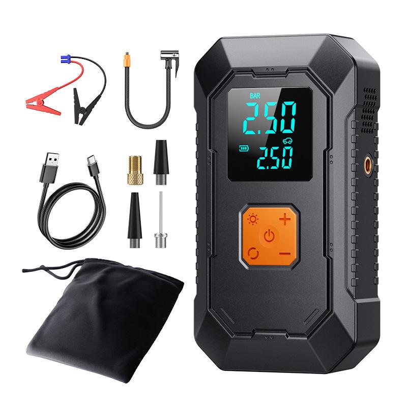 Multi-Function Portable Car Jump Starter and Inflator Power Bank