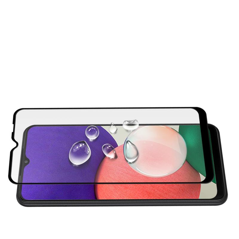 MOCOLO for Samsung Galaxy A22 5G (EU Version) HD Tempered Glass Screen Protector Full Coverage Full Glue Defense 9H Hardness Silk Printing Film