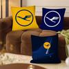 D-Deutsche L-Lufthansa Pillow Case Fashion Square Pillowcase Bedroom Sofa Room Ins Decoration Leisure
