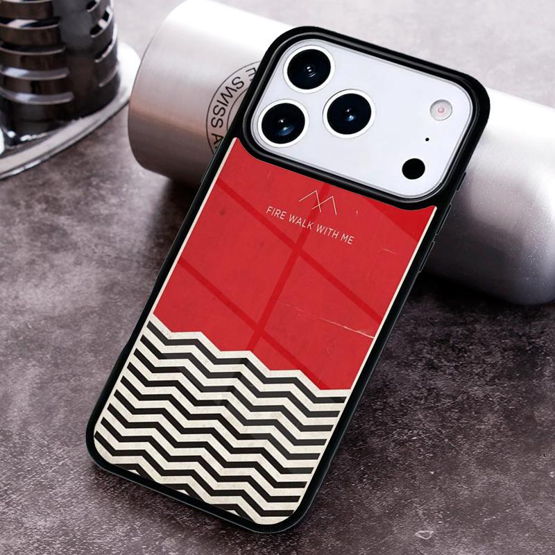 Fire Walk With Me Twin Peaks Phone Case for iPhone 17 16 15 Pro Max Air 14 13 12 11 Plus Shockproof Cover