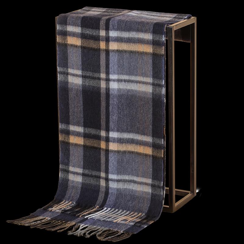 Aisi Yalan Yage A-D3027 Plaid Wool Scarf