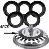 Sink Rubber Gasket - Water-Sealing Pad & Basket Seal Accessory