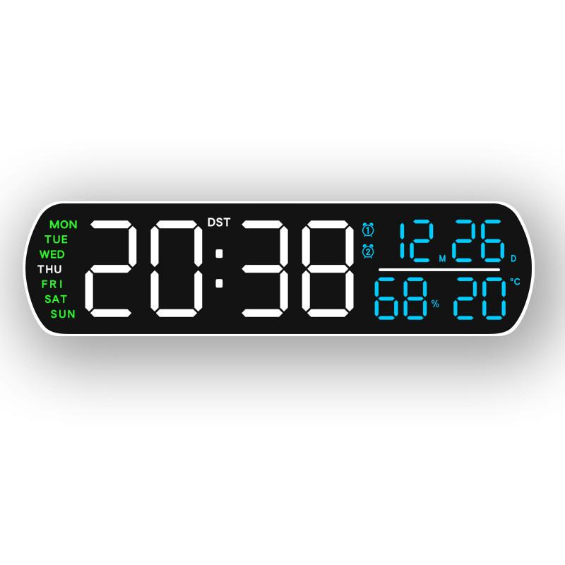 Modern Minimalist Digital Alarm Clock With Led Display For Home Office Decor
