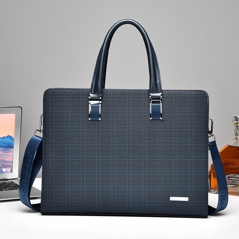 Men's bag new briefcase men's casual large-capacity business laptop bag