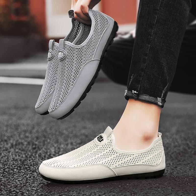 Męskie, duże, modne, oddychające buty sportowe i rekreacyjne Bean Shoes One Kick Off