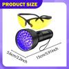 Air Conditioner Leak Detector Compact Handheld Portable Flashlight 51 LED Beads
