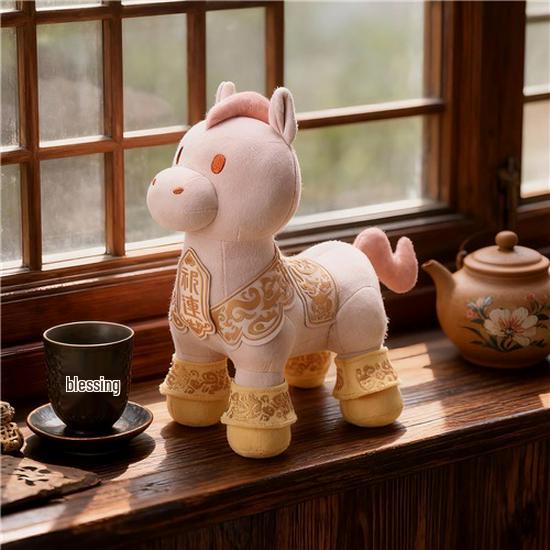 2026 Year of the Horse Mascot: Auspicious Little Horse Plush Toy 13cm