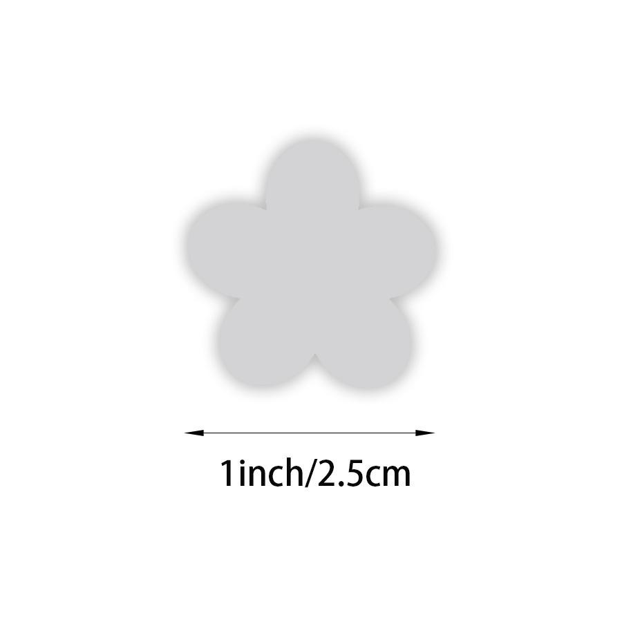 Heart-Shaped Love Stickers - 500 Self-Adhesive Labels per Roll