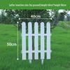 White PVC Fence: Indoor/Outdoor Garden Barrier and Decorative Guardrail