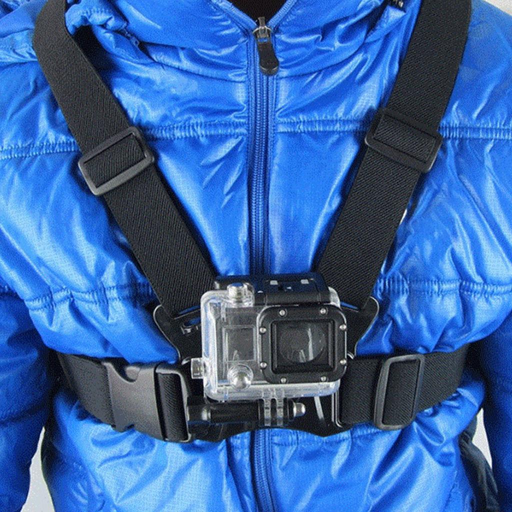 Adjustable Chest Strap Mount Elastic Action Camera Body Belt Harness