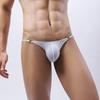 Men's Fashion Ring Hollow Thin Belt Panties Sexy Low Waist Briefs