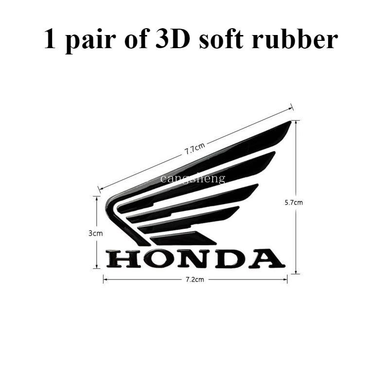AAAIA1 Honda Sticker Body Decoration CBR600RCBR500RCBR1000RRCB190SSPcx125 Motorcycle Sticker Accessories Circular 3D Label Accessories
