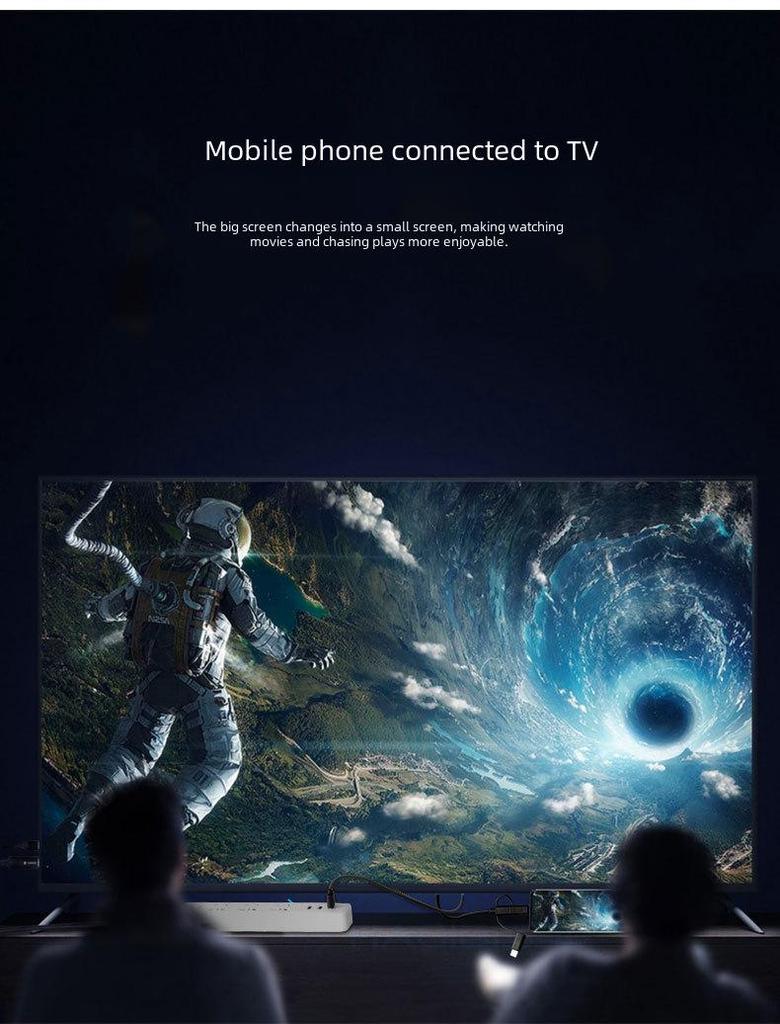 Cablu Lightning HDMI Trei-în-Unu pentru Proiecție Ecran pentru iPhone